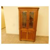 2 Piece Cherry Mennonite China cabinet