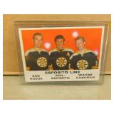 1970-71 OPC The Esposito Line #233 Hockey Card