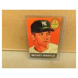 Mickey Mantle Ballantine Auto Facsimile card