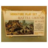 Miniature Battle Ground Play Set - By Marx