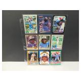 Lot of 9 - Tim Raines (HOF)