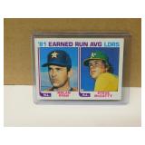 1982 Topps ERA Leaders Ryan/Mccatty #167