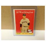 1958 Topps  Al Worthington #427