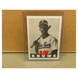 Michael Jordan Air Know baseball rookie promo card