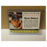 1961 Post Norm Siebern #82