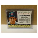 1961 Post Glen Hobbie #197