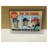 1968 Topps AL ERA Leaders #8