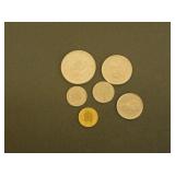 6 - Collectible Switzerland Coins - Various Years