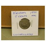1979 Kiribati 5 cents coin - uncirculated