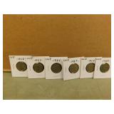 13 - George V Nickels - Different Dates