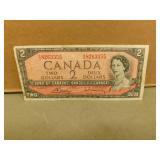 1954 Canadian Two Dollar Bank Note
