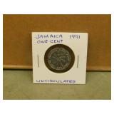 1991 Jamaican One cent coin - uncirculated