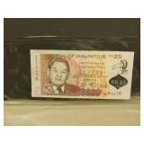 2021  Mauritius 25 Rupees Bank note