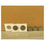 5 - United States Half Dollars - Various Years
