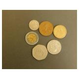 6 - Collectible Mexican Coins-Various Years