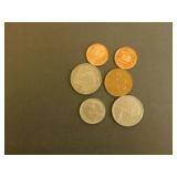 6 - Collectible England Coins-Various Years