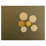 6 - Collectible Germany Coins-Various Years