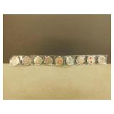 9 Collectible Canadian Quateres - Various Years