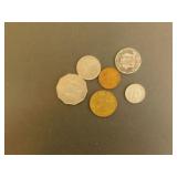 6 - Collectible Jamaican Coins - Various Years