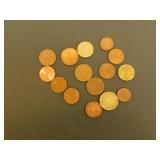 15 - Collectible Euro Coins-Various Years