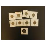 9 - Collectible Canadian Nickels-Various Years