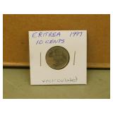 1997 Eritrea 10 cent coin - uncirculated