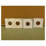 4- USA Wheat Pennies - 1949, 1950, 1951, 1952