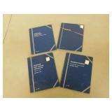 4 Collectible Coin Holder Books