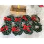 GROUPING OF 8 FAUX WREATHS