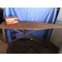 (2 PCS) ANTIQUE WOOD IRONING BOARD & SUNBEAM