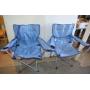 (2) FOLDING LAWN CHAIRS WITH CARRYING BAG