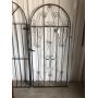 ARCH TOP IRON GATE, 32"W X 72"H