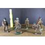 (6X) VINTAGE MILITARY METAL FIGURES