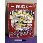 DECORATIVE METAL SIGN "BUD'S PUMP'N DINER"