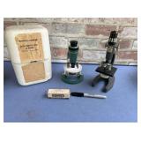 (2 PCS) BAUSCH  & LOMB AND MICRO LAB MICROSCOPES