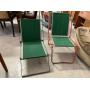 (4 PCS) VINTAGE BEACH CHAIRS AND TABLE -
