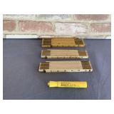 (3 PCS) WOODEN FOLDING RULERS