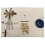 (3 PCS) HANGING ART - 1 DECORATIVE METAL WINDMILL