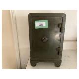 SMALL ANTIQUE SAFE - COMBINATION IS UNKNOWN