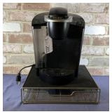 KEURIG  COFFEE MAKER & STAND WITH PULL OUT TRAY
