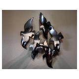 METALLIC DOVE WALL ART