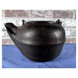 VINTAGE CAST IRON TEA KETTLE