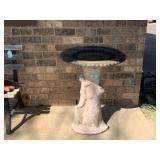 CEMENT BIRD BATH