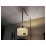 HANGING LAMP WITH LINEN SHADE