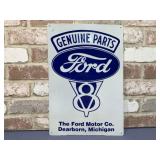 METAL FORD GENUINE PARTS SIGN