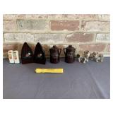 (4 PAIR) VINTAGE FIGURAL SALT & PEPPER SHAKERS