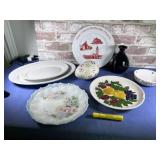 (8) CERAMIC ITEMS - VASE, VINTAGE BOWL, DECORATIVE