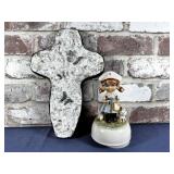 (2 PCS) DECORATIVE WALL HANGING CROSS & MUSICAL