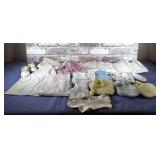 ASSORTED VINTAGE BABY CLOTHES & SHOES