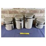 (4 PCS) HOME BRAND CERAMIC CANISTERS